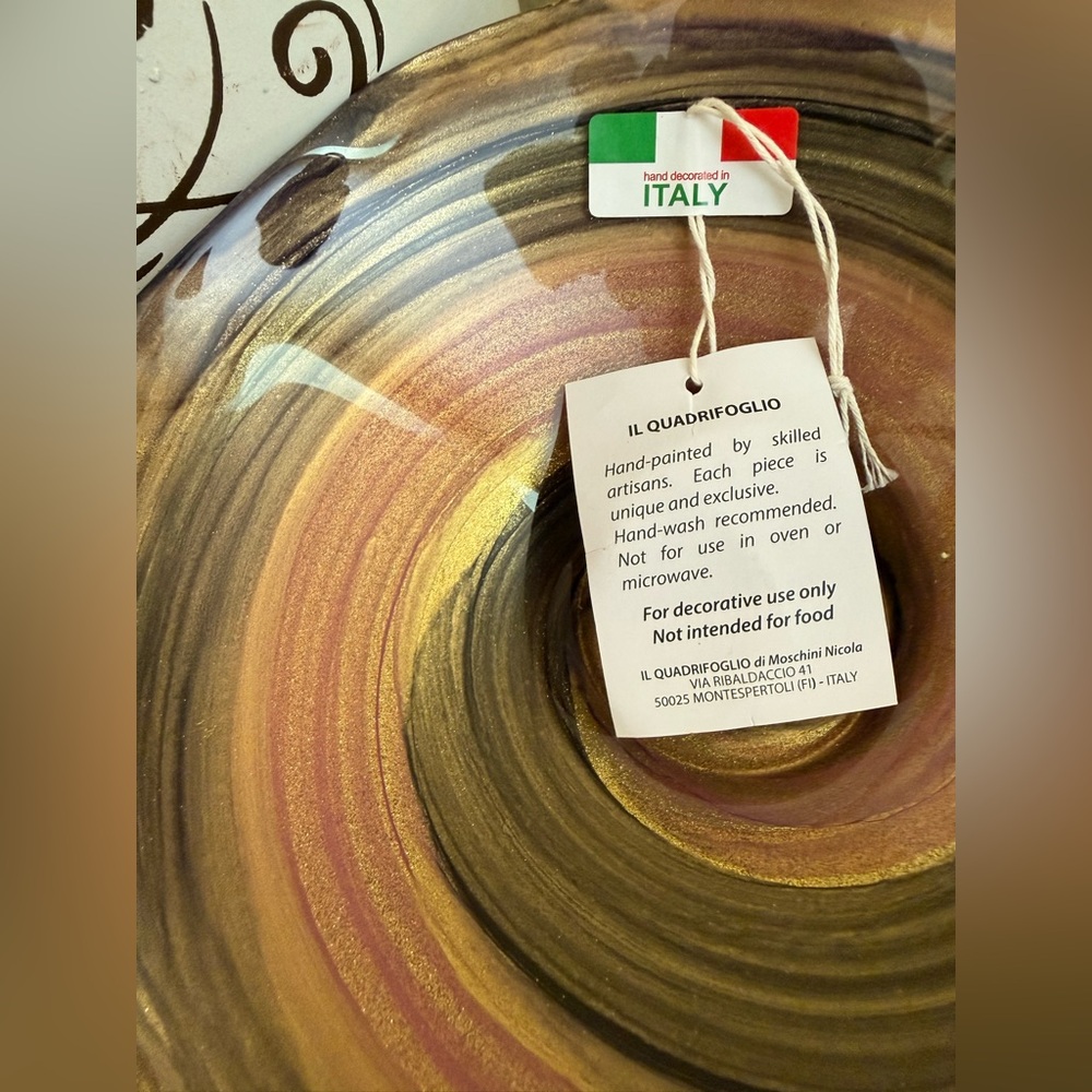 Handcrafted Italian Glass Bowl - Picture 2 of 4